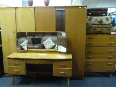 Lebus Light Oak Three Piece Bedroom Suite