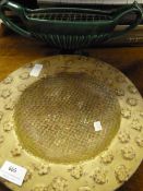 Deecee Planter and a Decorative Plate