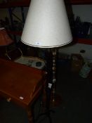 Black Metal Standard Lamp