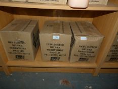 Three Boxes Containing Six Soap Dispensing Bottles