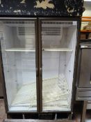 6' Double Door Bottle Cooler