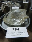 Swarovski Silver Crystal Swan