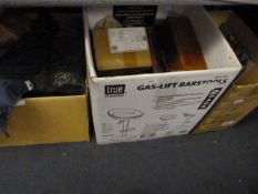 Three Boxes Containing Assorted Books, Projectors, Demijohns, Etc.