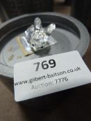 Swarovski Silver Crystal Bunny