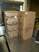 Chrome Fifteen Bottle Wire Wine Rack
