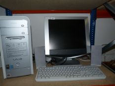 Sony VA10 Tower, Sony Monitor and Keyboard
