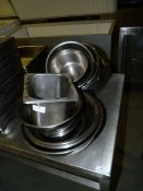 *Twenty Four Stainless Steel Bowls
