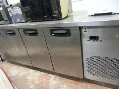 *Refrigerated Preparation Counter Enclosed by Four Doors