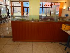 *Mahogany Room Divider with Fish Tank