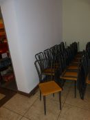 *Twenty Four Tubular Steel Dining Chair
