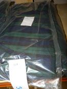 *Sixty Blue and White Tartan Napkins