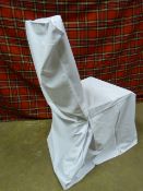 *Thirty White Polycotton Chair Covers