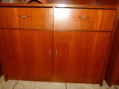 *Sapele Mahogany Waitress Station