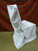 *Seventy Two White Poly Cotton Chair Covers