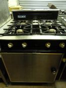 Gascraft Four Burner Commercial Gas Cooker over Oven