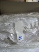 *Thirty Stretch Valoure White Chair Covers