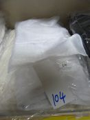 *104 White Voile Napkins