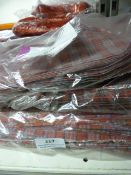 *Approximatley Seventy Tartan Red Check Chair Bows