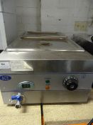 *Ace Catering Stainless Steel Two Pot Wet Well Bain Marie F37
