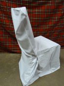 *Thirty White Polycotton Chair Covers