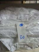 *Thirty Stretch Valoure White Chair Covers