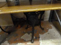 Reproduction Britannia Style Cast Iron Table Base