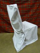 *Thirty White Polycotton Chair Covers