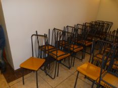 *Twenty Four Tubular Steel Dining Chair