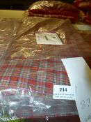 *Eighty Seven Tartan Napkins