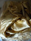 *Thirty Gold Satin Chair Covers