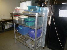 *Four Teir Aluminium Pot Rack