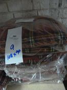 *Nine 108x90 Tartan Tablecloths