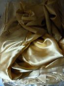 *Thirty Gold Satin Chair Covers