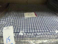 *Fifteen 60x60 Blue and White Gingham Tablecloths