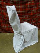 *Thirty White Polycotton Chair Covers