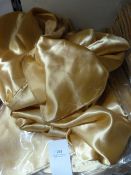 *Twenty Gold Satin Chair Covers