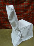 *Thirty White Polycotton Chair Covers