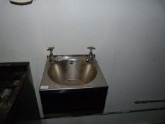 *Stainless Steel Wash Basin, Soap and Paper Towel Dispenser