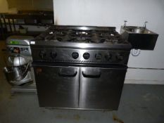 *Parry Six Burner Commercial Gas Cooker over Oven -