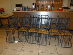 *Twenty Four Tubular Steel Dining Chair