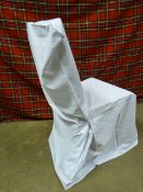 *Thirty White Polycotton Chair Covers