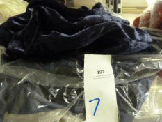 *Seven Stretch Velour Navy Blue Chair Covers