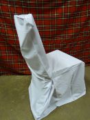 *Thirty White Polycotton Chair Covers