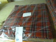 *Two 60x60 Tartan Tablecloths