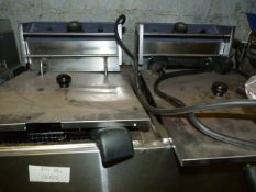*Ace Catering Stainless Steel Double Electric Fryer Model:EF-82L F24