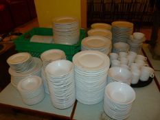 *Approx 250 Pieces of Churchill and Other Plain White Crokery