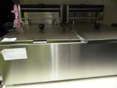 *Ace Catering Stainless Steel Electric Double Fryer Model:EF82L F23