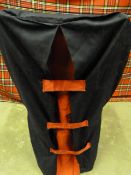 *Thirty Polycotton Black and Red Chair Covers