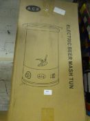 *Ace Catering Polished Stainless Steel 30L Beer Mash Tun F35