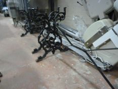 Pair of Cast Iron Table Bases